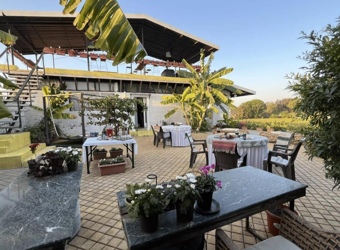 Saffronstays Onellaa, Nashik - Infinity Pool Villa Surrounded By A Vineyard Bagian luar foto